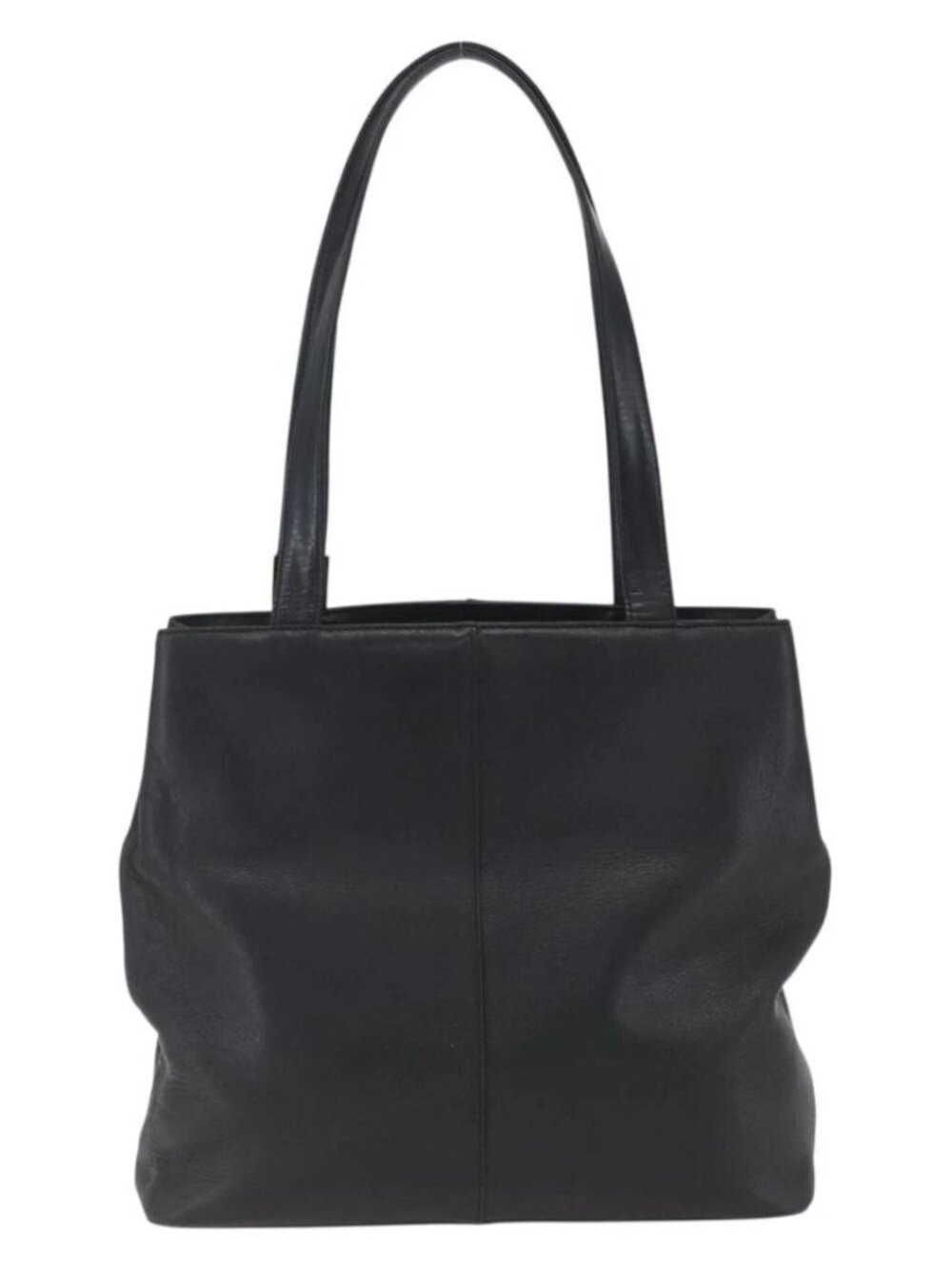 BURBERRY Tote Bag Leather Black Gold - Picture 3 of 16